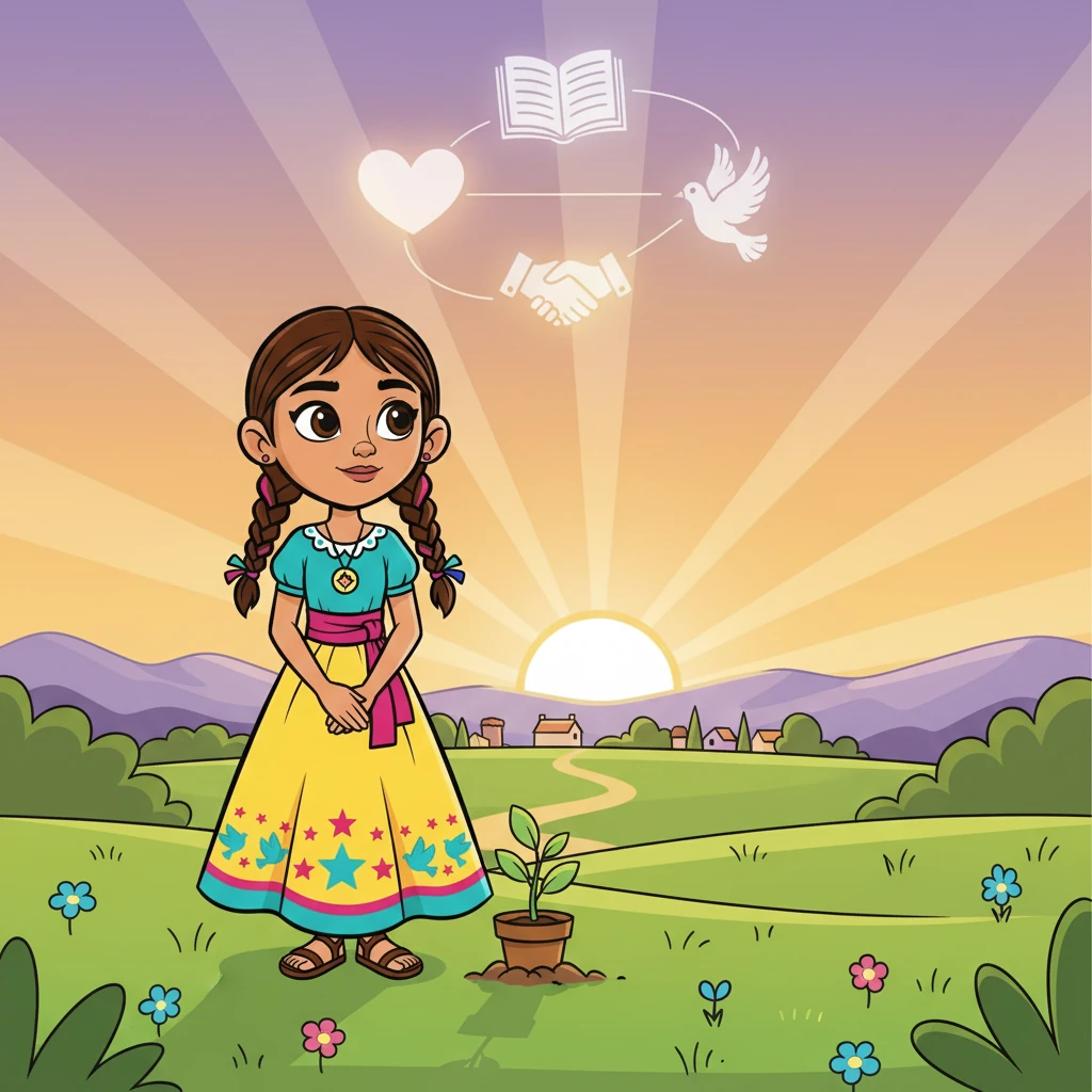 Sofía reflexionó sobre la importancia de los valores morales y la ética en la vida. Comprendió que la fe se manifiesta a través de las acciones y el respeto por los demás. La espiritualidad se vive en el día a día.