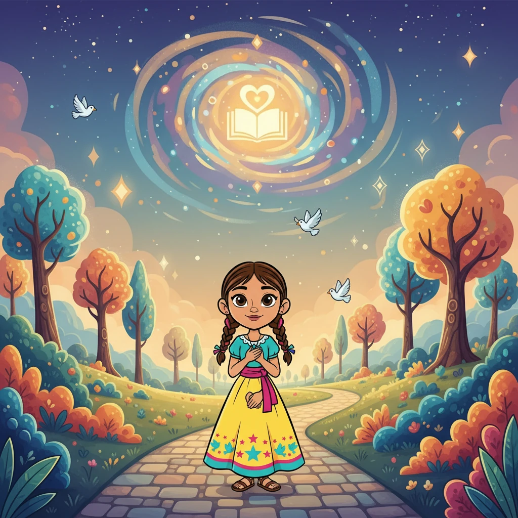 Finalmente, Sofía, iluminada por su viaje, comprendió que la búsqueda de la verdad es un camino personal y continuo. Aceptó la diversidad de creencias y el misterio de la existencia, sabiendo que la fe y la trascendencia son experiencias profundas y transformadoras.