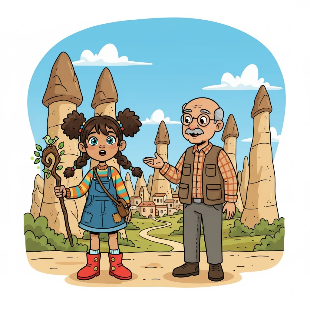 Mehmet explained how the fairy chimneys were formed over millions of years by wind and water. Anya was fascinated by the natural beauty and the resilience of the people who lived there.