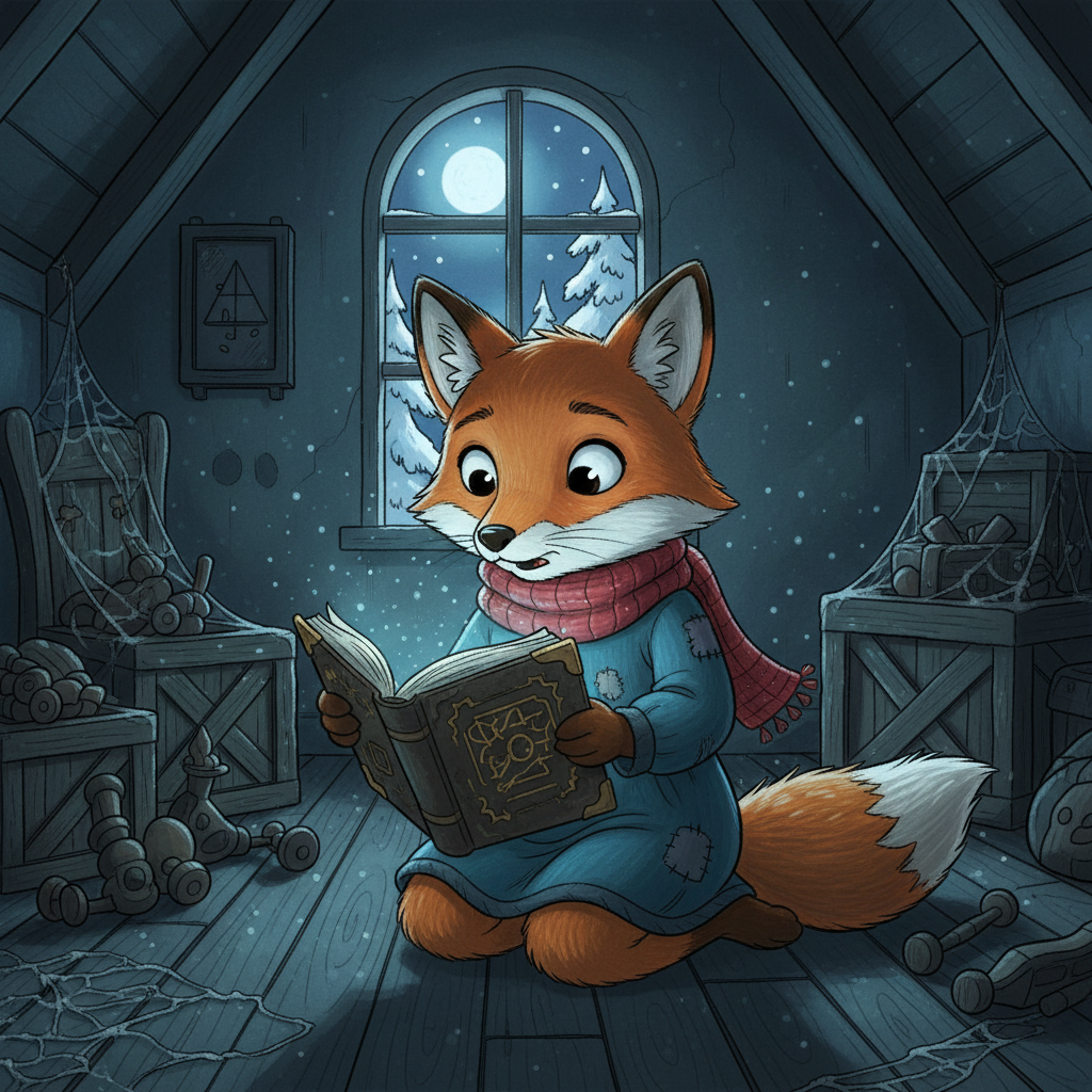 Dans une pièce sombre, Élise trouva un vieux journal. Les pages étaient jaunies et les écritures illisibles. Une sensation de froid glacial lui parcourut l'échine.