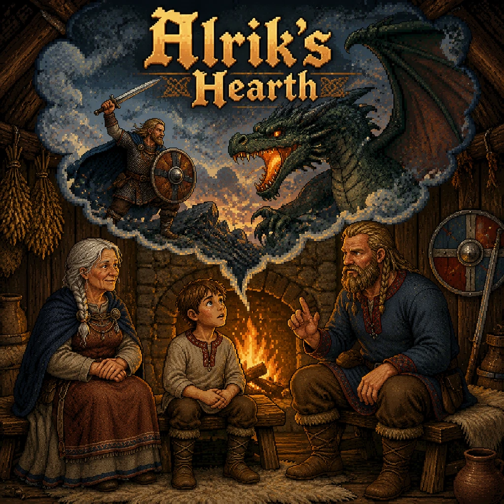 Alrik's Hearth: A Viking Boy's Day of Chores and Legends - historical