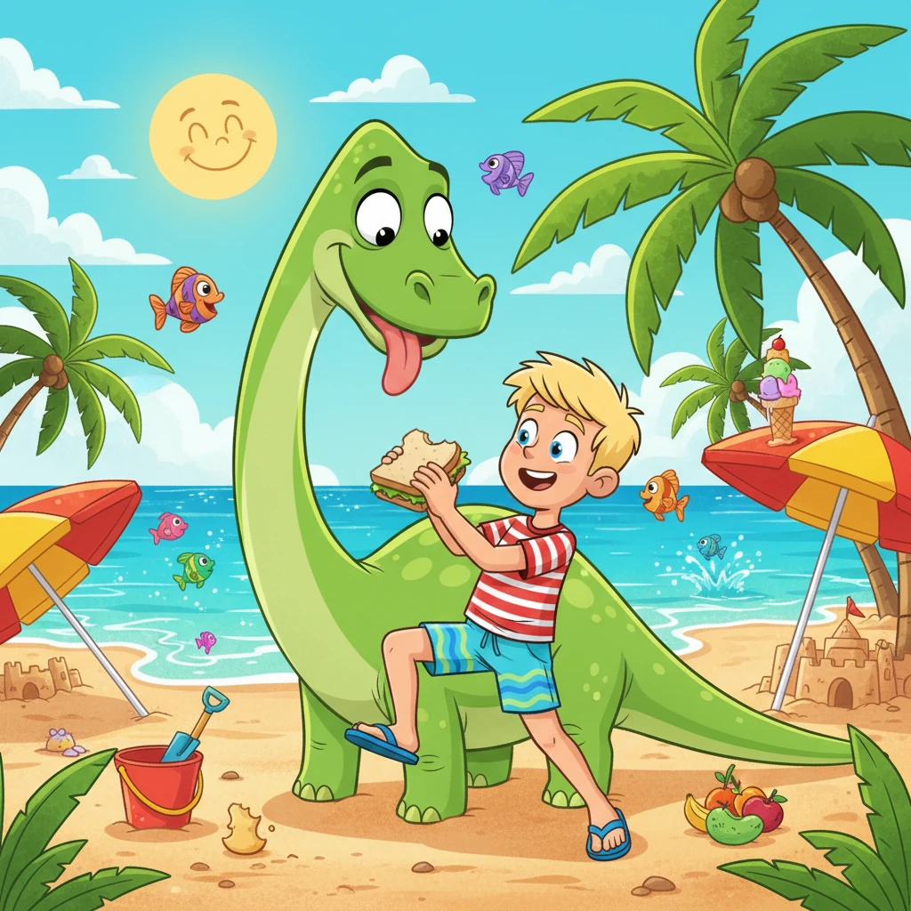 Max and the Beach Surprise - 冒险故事