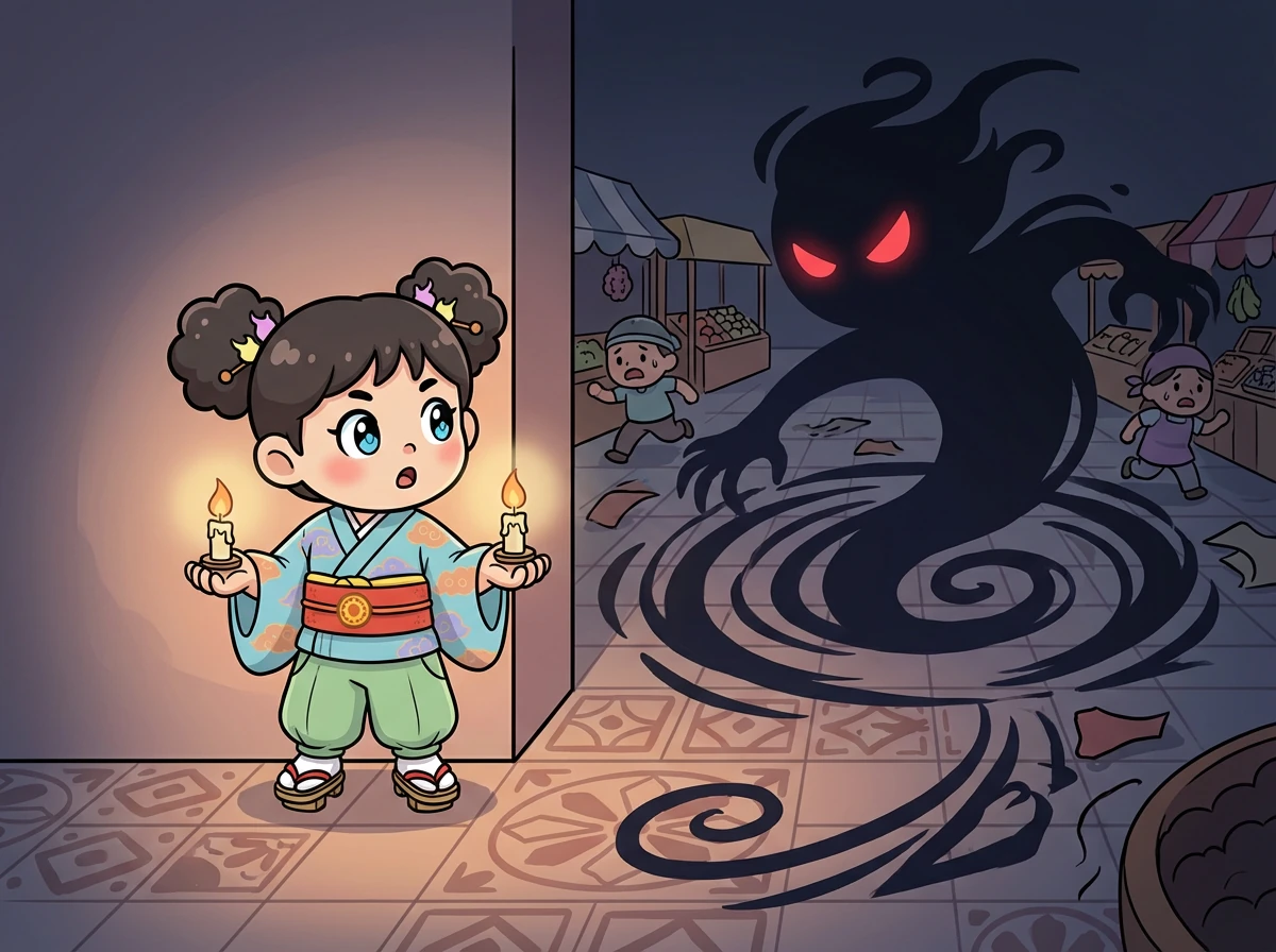 部屋の中には、市場のパターンを操る悪者の影がいました。影は、人々の不安を煽り、市場を混乱させていたのです。