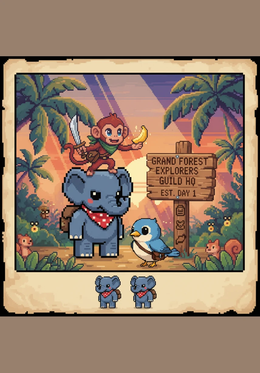 All the animals gather to thank Boni for his kindness and help throughout the day. Boni learns that the greatest strength of all is the kindness we show to one another, making the whole world a better place.