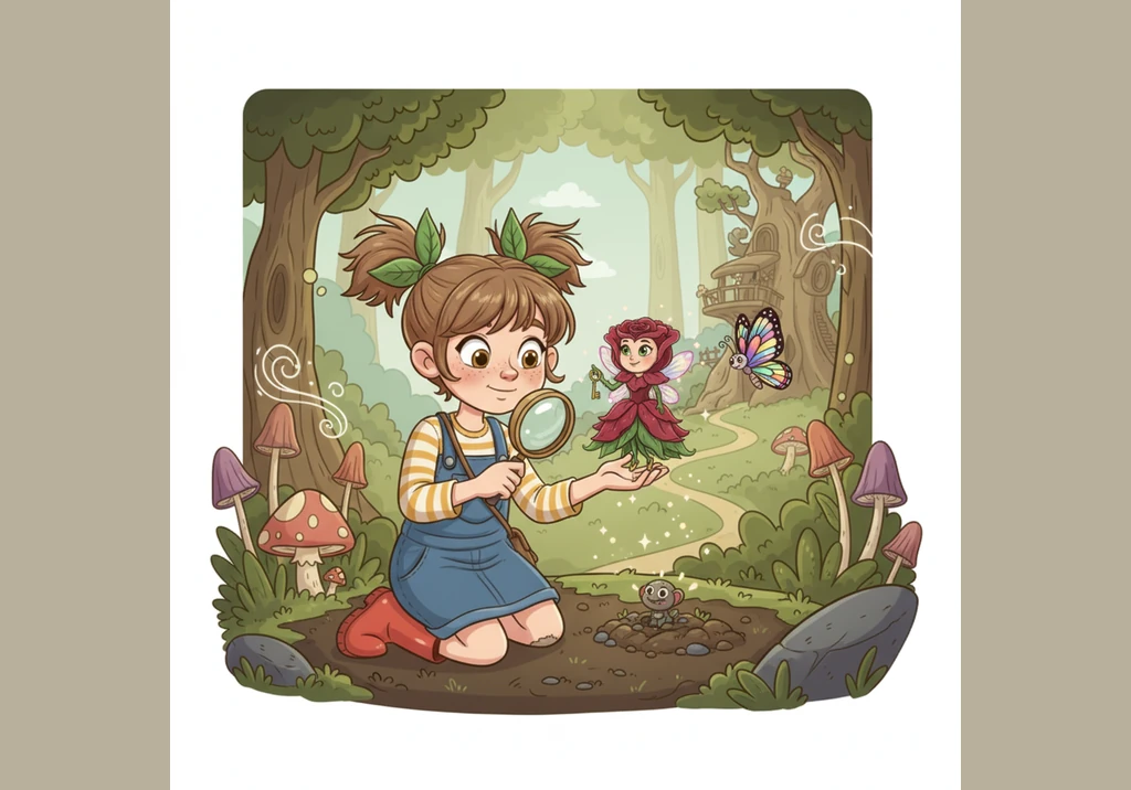 Inspired by her words, the shadows retreated, and Lily reached into her pocket to find a small, ordinary sunflower seed from her own garden. She plant