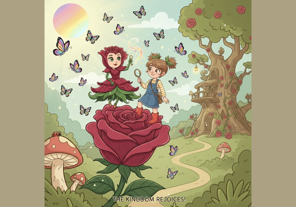 The entire kingdom erupted in a symphony of color and light, looking stronger and more beautiful than it had in centuries. The creatures of the magica