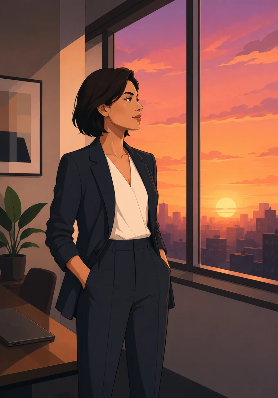 A fine giornata, Mara osserva con profonda soddisfazione i traguardi raggiunti dai suoi clienti mentre il sole tramonta fuori dalla sua finestra. Sa che la sua passione per il design e l'innovazione tecnologica è la chiave per costruire un futuro luminoso per ogni attività che segue.