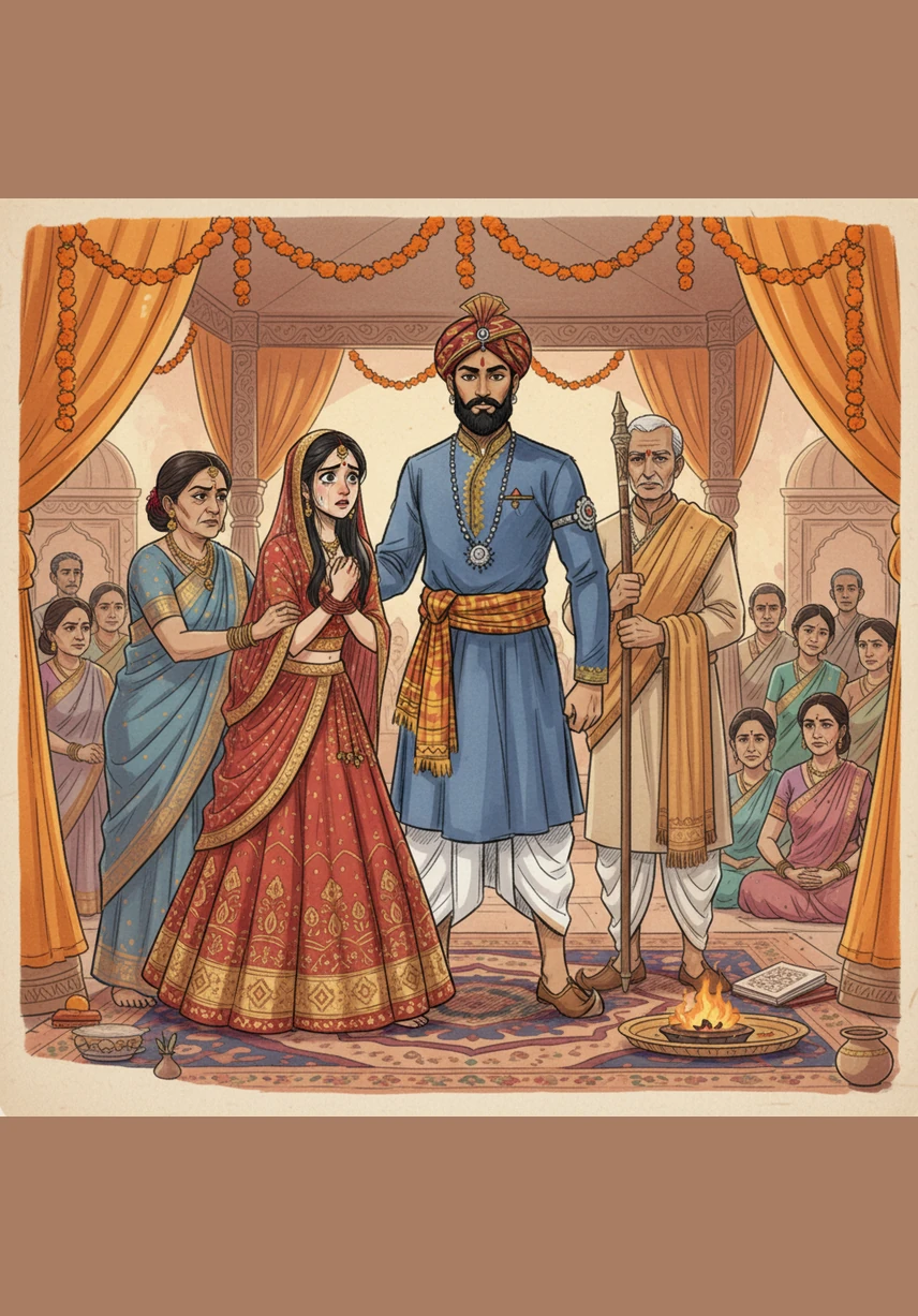 Chaos erupts when the Abbasi and Malik families discover Asif is missing just before the ceremony; to save face in society, they decide that the eldest son, the ruthless and strict Umair, must marry Rida instead. Rida is paralyzed by shock and grief, her world crumbling as the elders finalize this cold arrangement.