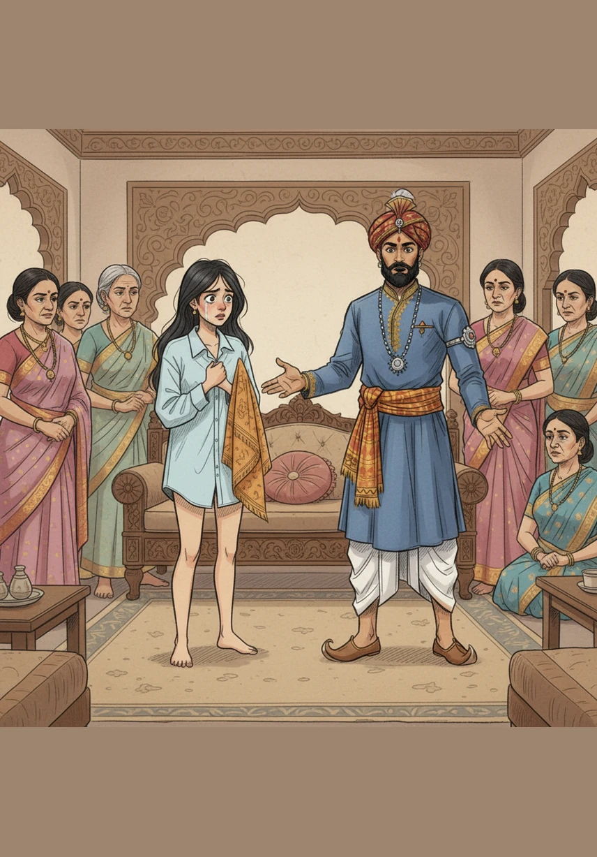 Standing before both families in the living room, Rida bravely takes the blame for Asif running away, claiming she helped him escape to cancel the wedding herself. Her mother, Anya, erupts in a fit of rage and delivers a sharp slap to Rida’s face, leaving the entire room in a stunned, breathless silence.