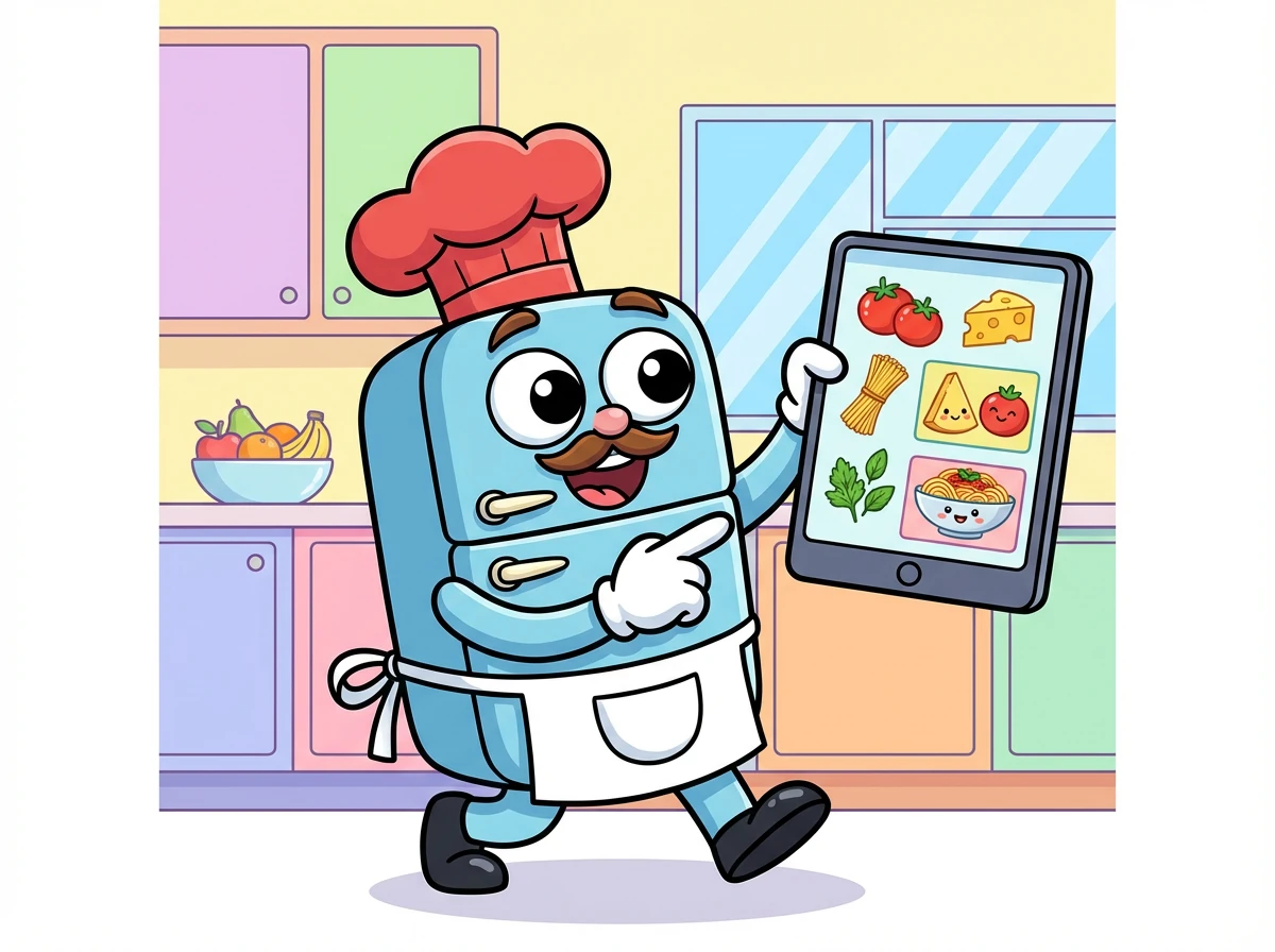 Nach wenigen Sekunden präsentierte die FridgeChef AI App Fred eine Liste mit allen Zutaten und köstlichen Rezeptideen.