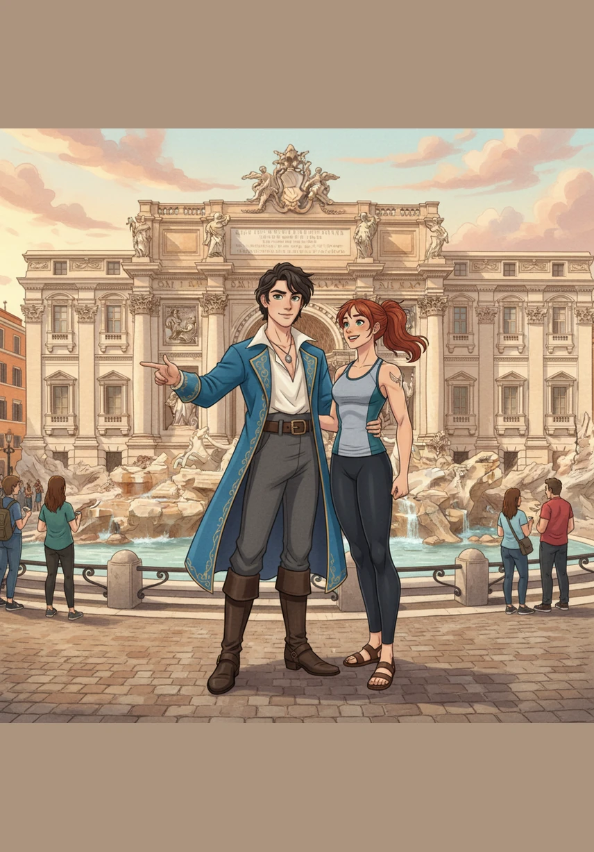 Upon arriving in Rome, they stood in awe of the Colosseum’s majesty under a brilliant blue sky. They spent their days wandering through cobblestone alleys, sharing gelato and falling deeper in love with every historic corner they turned.