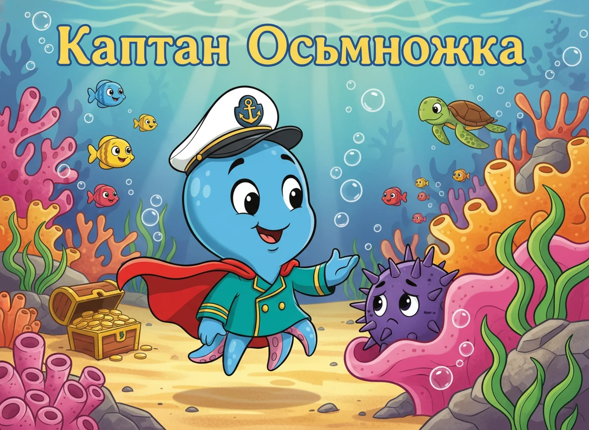 Капитан Осьминожка и Застенчивый Морской Еж