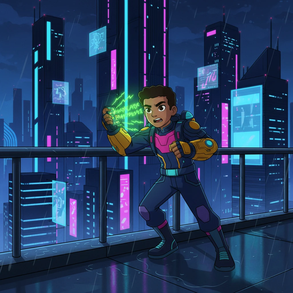 A frantic, encrypted message flickered across Kaelen's wrist-mounted data-pad, its neon green text urgent against the dark interface. OmniCorp was deploying a new, insidious neural virus, slowly enslaving the minds of Neo-Kyoto's citizens through their neural implants. Kaelen knew this threat was too great for one person; a team was needed.