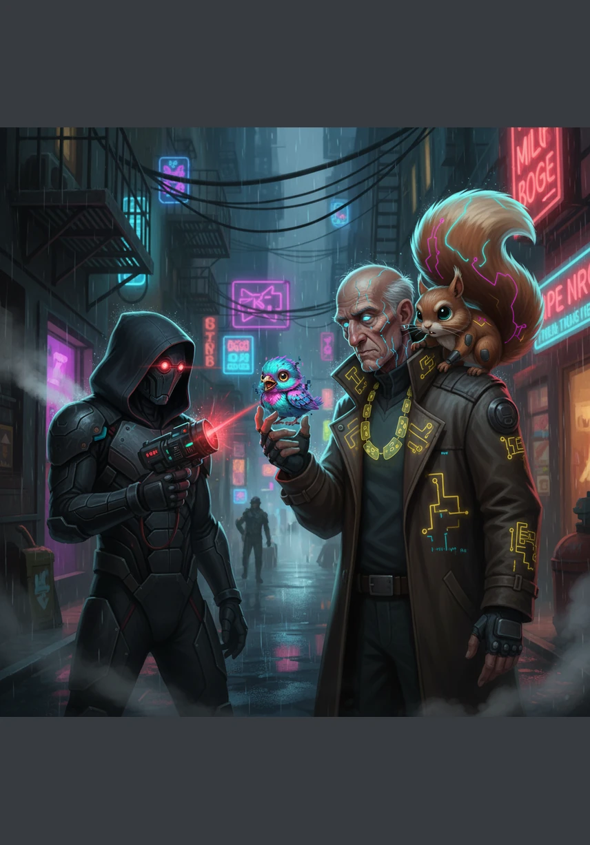 Suddenly, a faint and frantic chirping reached his ears from a tiny island in the middle of the river. A small baby bird was trapped on a jagged rock, shivering and calling for help because it was too young to fly across the waves.