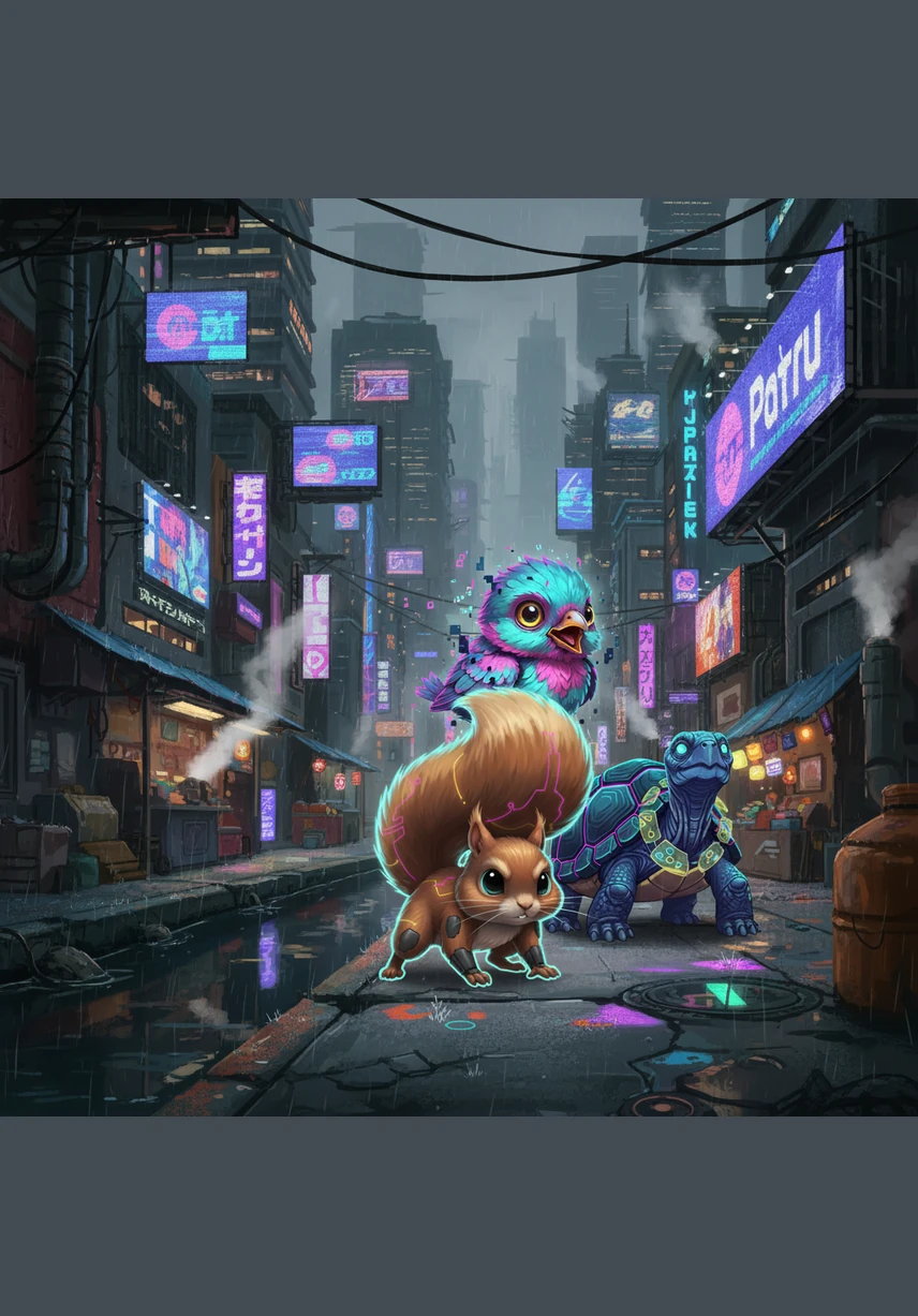 Nutty took a deep breath and looked for a way to reach the bird without falling in. He spotted a series of slippery stones, but they were too far apart for a small squirrel to jump across safely.