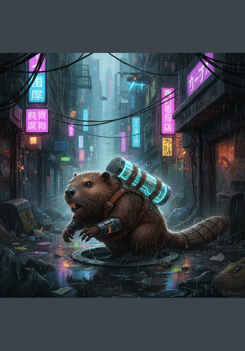 A busy beaver emerged from the reeds and pointed toward a tall, fallen birch tree that stretched like a narrow bridge over the rapids. With the beaver’s steady nod of encouragement, Nutty realized he had found his path to the rescue.