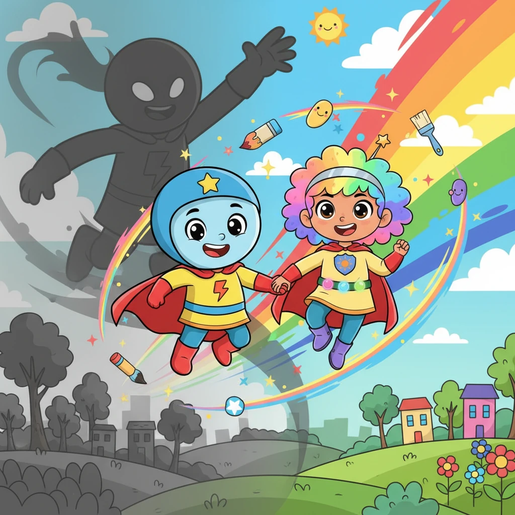 Leo and the Brave Little Color Heroes - Adventure stories