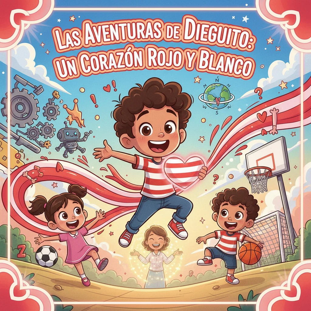 Las Aventuras de Dieguito: Un Corazón Rojo y Blanco - Family stories