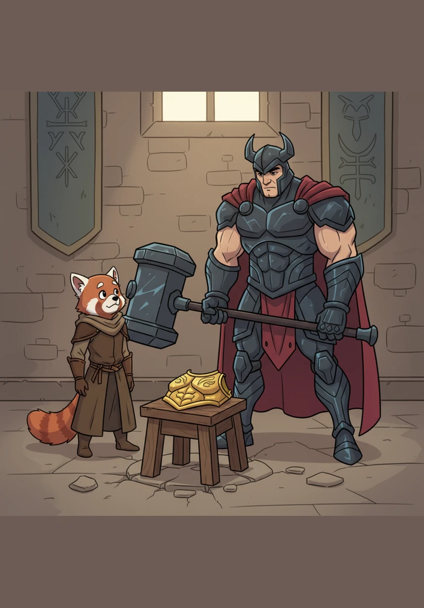 Batyrbek stands before the elders of his village, his leather and iron armor gleaming under the morning sun. He accepts the heavy, ancient sword of his ancestors, swearing a solemn oath to protect his people from the darkness rising in the distant mountains.