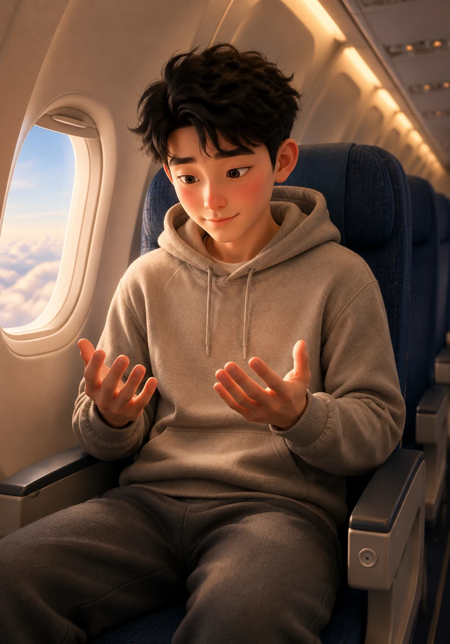As the plane cruises, Ichiro gazes at his hands, thinking about his lifelong dream of working for an airline after his upcoming university graduation. He has been a passionate member of the Hippo Family Club since he was just a five-year-old boy in Yokohama. Connecting different cultures and bringing people together across the globe is his ultimate life purpose.