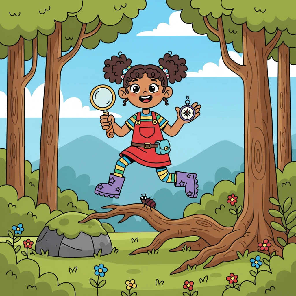 Parwana, a spirited nine-year-old girl with bright eyes and a curious mind, lived in a small village nestled in the Nuristan mountains. She loved exploring the hidden paths and listening to the wind whisper secrets through the ancient trees. Her days were filled with laughter, games, and the warmth of her family.