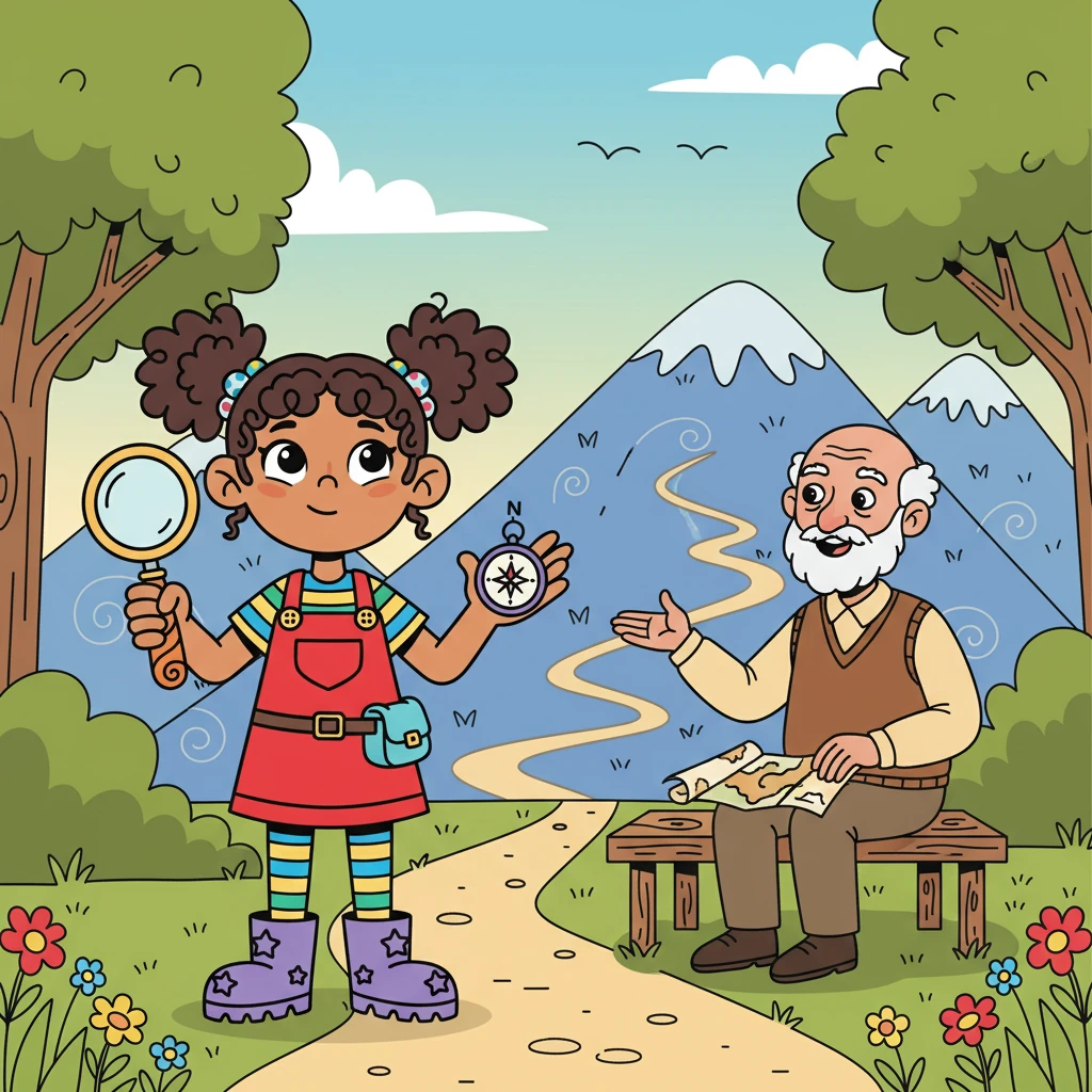 One sunny morning, Parwana's grandfather told her an old legend about a hidden valley. He spoke of a magical place where the mountains whispered stories to those who listened closely. This sparked Parwana's adventurous spirit, and she knew she had to find this valley.