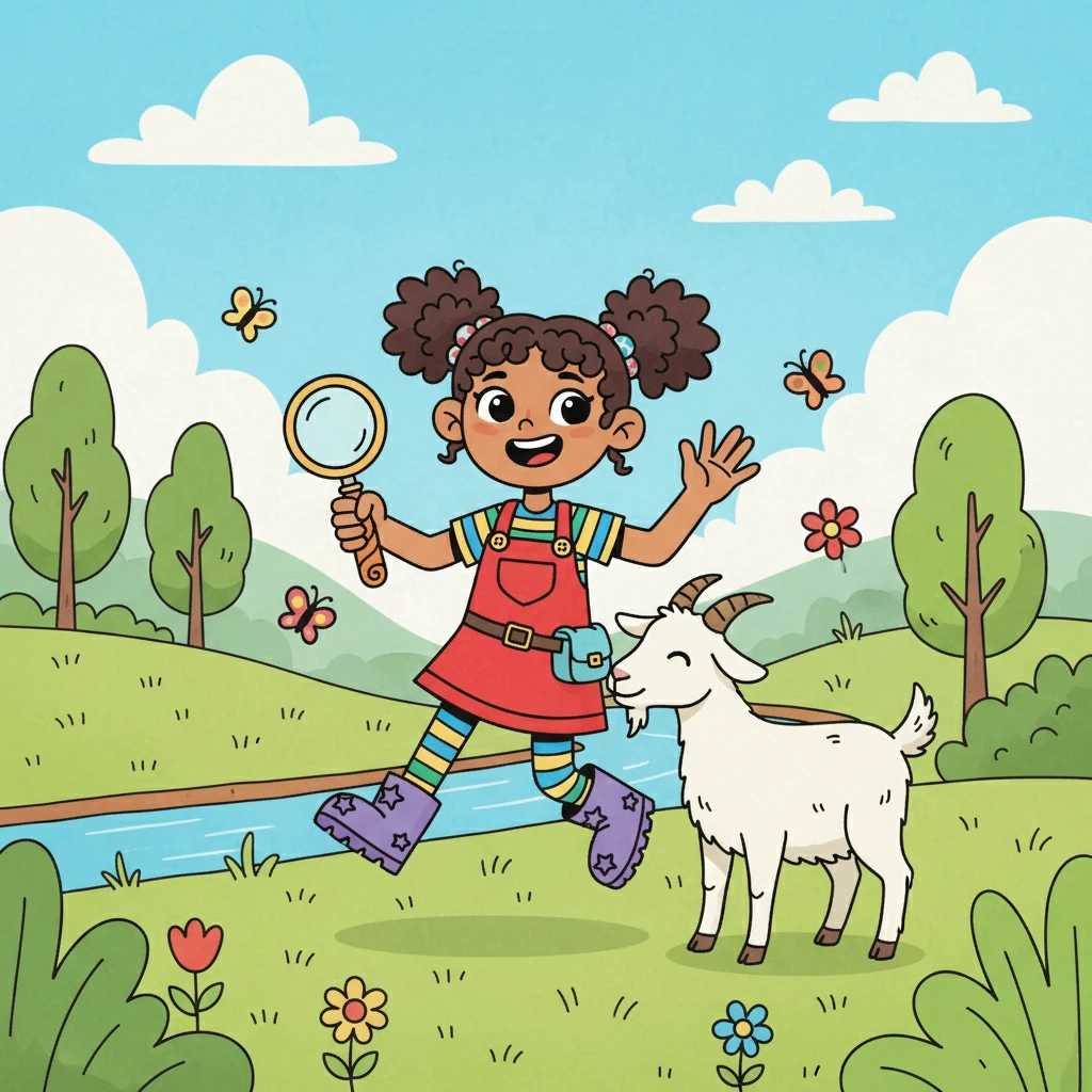 Parwana and her mountain goat friend spent several days in the valley, learning its secrets and enjoying its beauty. She realized the true magic wasn't just in the valley, but in the journey and the friends she made along the way.