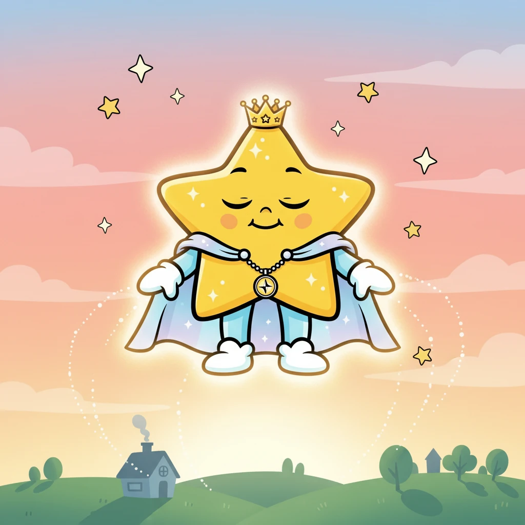 As the first rays of dawn touched the horizon, Stella closed her eyes and wished upon the brightest star. She felt a familiar pull, and with a final shimmer, she began her journey back to the night sky, carrying the memories of her earthly adventure and the warmth of a true friendship.