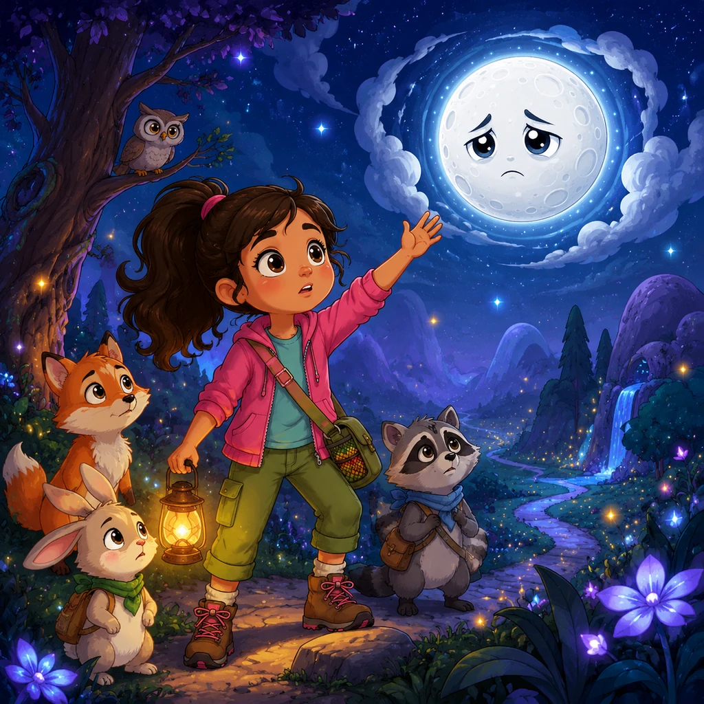 The Moon’s Hidden Glow: A Journey of Gratitude - adventure