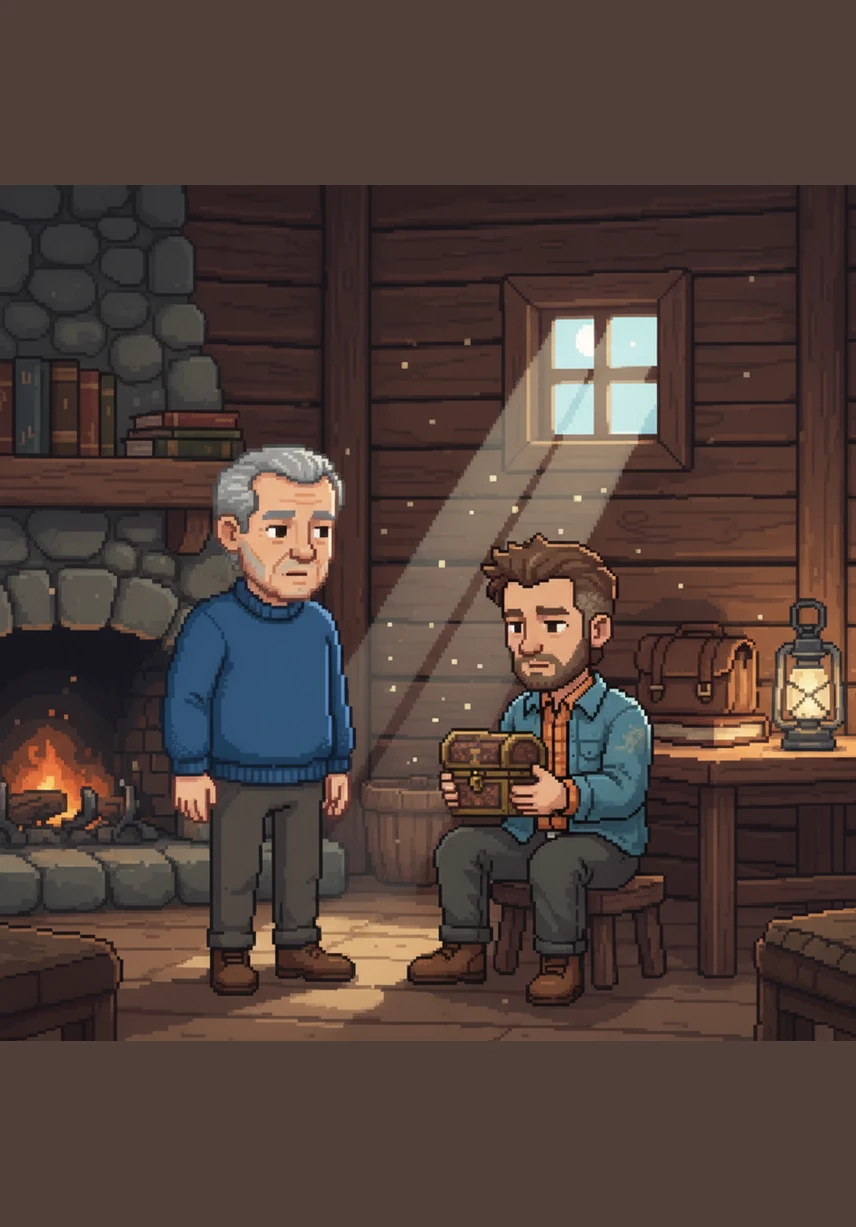 An elderly man named Mr. Miller approached Ethan, noticing his fascination with the car. Mr. Miller didn't look wealthy in his simple sweater and worn shoes, but he carried an air of quiet confidence and unhurried peace that Ethan couldn't explain.