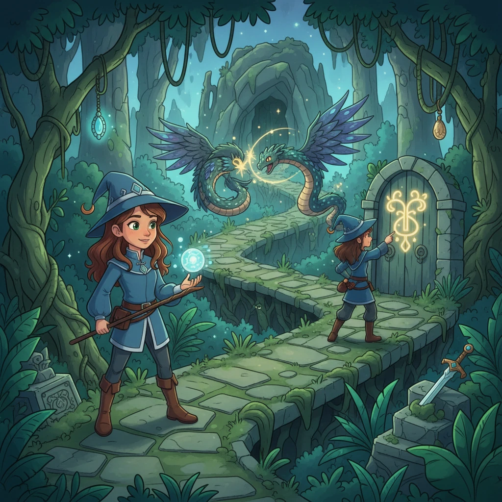 Following the master's last words, Elara ventured into a mythical jungle, a place of ancient secrets and dangerous creatures. She faced treacherous paths, solving riddles, and battling mythical beasts. The jungle tested her skills and resilience, pushing her to her limits as she searched for the relics.