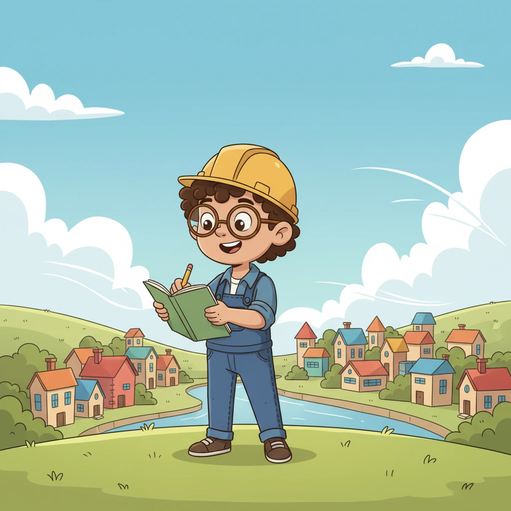 The mayor called Drike, explaining the big problem. "We need your help, Drike! Can you design a strong, new bridge for our towns?" Drike felt a flutter of excitement and determination.