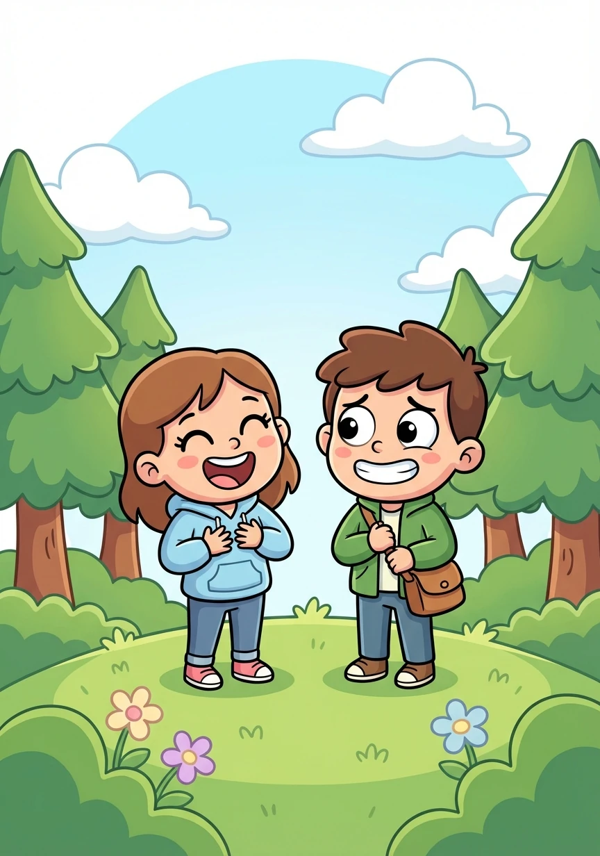 They arrived at the forest clearing, the air thick with the scent of pine. Sarah laughed, reminiscing about happier times, unaware of the danger lurking beneath Ethan's forced smile.