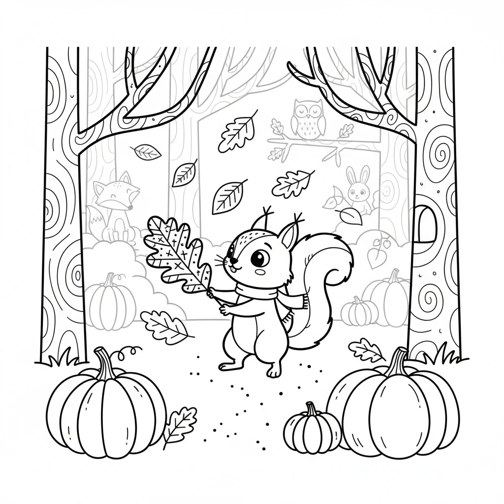 fall coloring pages