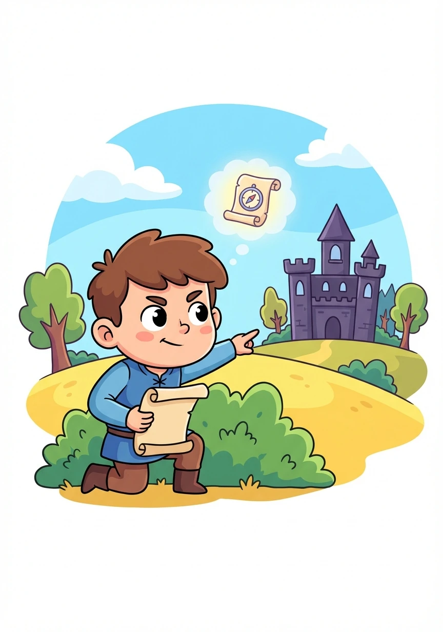 Hiroki, determinado, observa o esconderijo do vilão de longe. Ele planeja sua entrada, lembrando dos ensinamentos de sua mãe sobre estratégia e paciência.