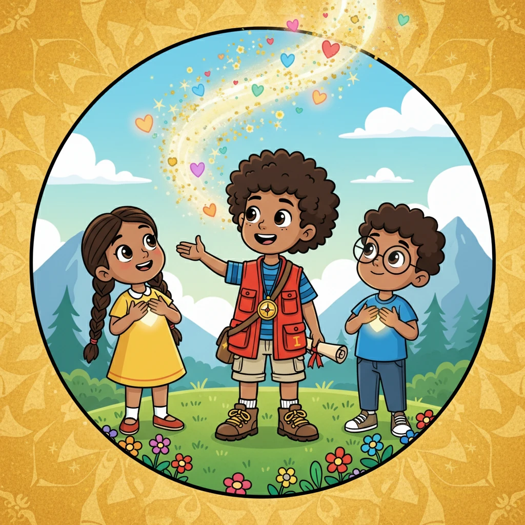 Isaiah introduced his friends to God, explaining that God was the giver of all treasures and the source of true happiness. God blessed Isaiah's friends, filling their hearts with joy and understanding, just as he had blessed Isaiah.