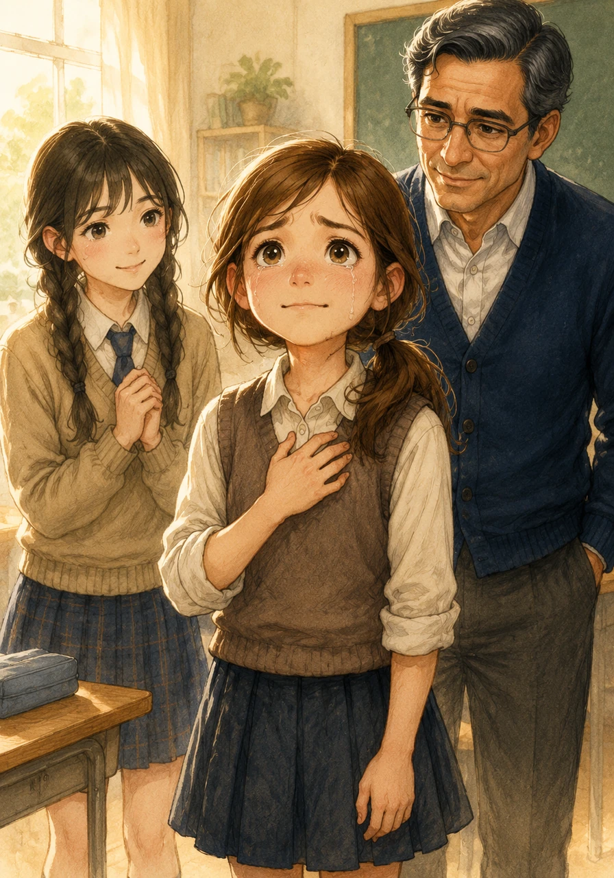 Lila listened with tears in her eyes, deeply understanding for the first time how her small actions had impacted the people around her. She made a solemn promise to herself right then and there to always ask first before touching anything that belonged to someone else. She knew it would take time, but she was determined to make things right.