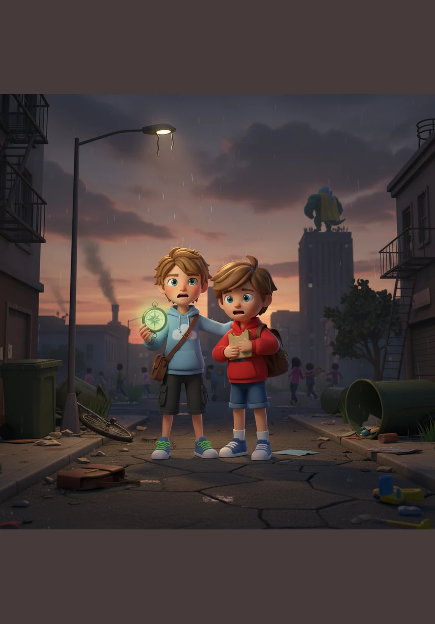 Zac pulled out his phone with trembling hands and tried to call the police for help, but the lines were dead and there was no answer. He looked at Jace, realizing that the situation was far worse than they had ever imagined, and they felt truly alone in the chaos.