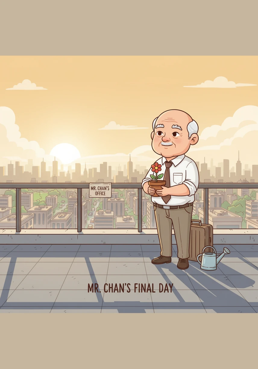 Years later, Mr. Chan stands on his office balcony one last time, watching the sun set behind the peaks. He is not afraid of the transition into retirement, for his annuity is now ready to provide a steady, guaranteed stream of income.