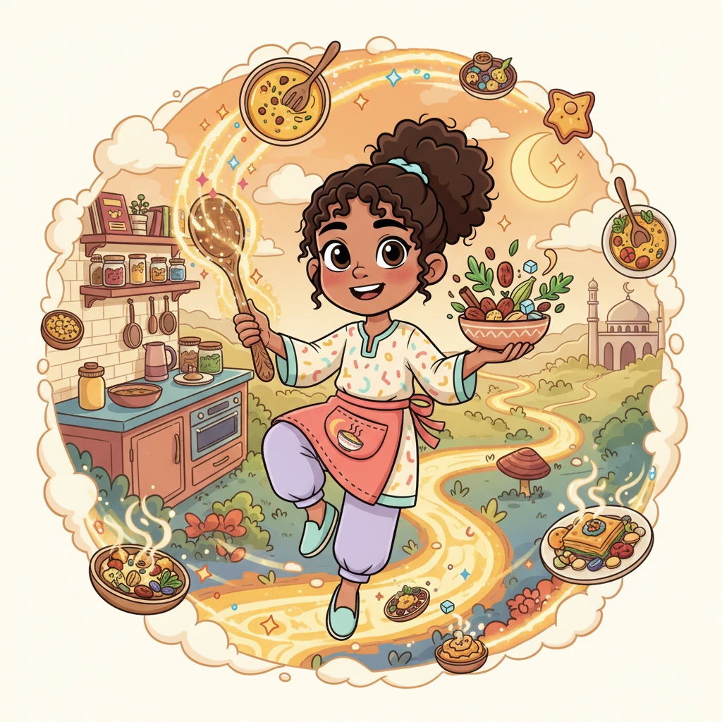 Layla's Magical Ramadan Cookbook - Family stories