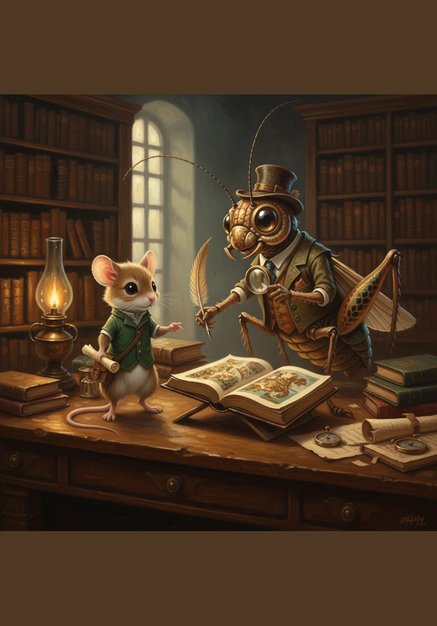 But when the sun dipped below the hills and the world turned grey, Pip would scurry home to hide under a large, soft oak leaf. To him, the night shadows were like monsters stretching their long, dark arms across the forest floor.