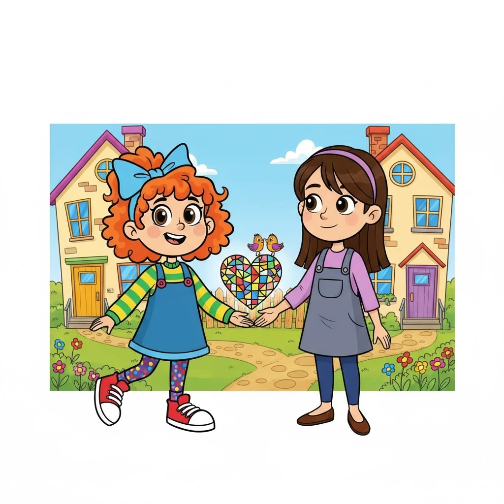 🌸 Элвира жана Дария: Жүрөктөгү Гүл