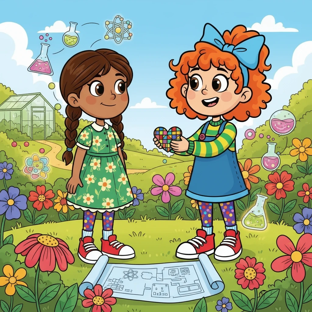 Дария Элвирага барып, экөөнүн достугу долбоорлордон жогору экенин айтты. Алар гүлдөрдүн тили менен илимди бириктирип, биргелешип жаңы долбоор иштеп чыгышты.