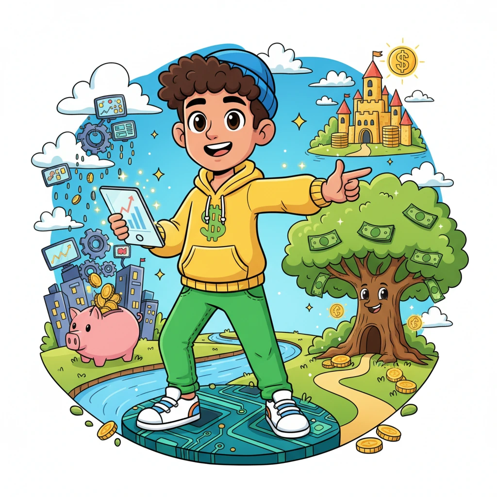 From Zero to Digital Millionaire: Leo's Financial Adventure - educational