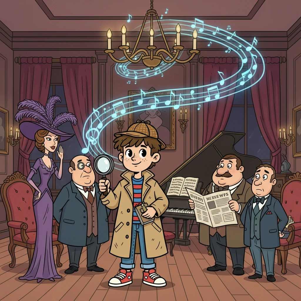 Marco inizia le indagini, interrogando tutti gli ospiti. Ognuno ha un segreto e un motivo per essere sospettato. La musica della sonata risuona nella mente di Marco, come un indizio.