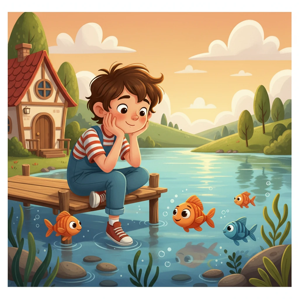O MENINO E O PEIXE - Tiergeschichten