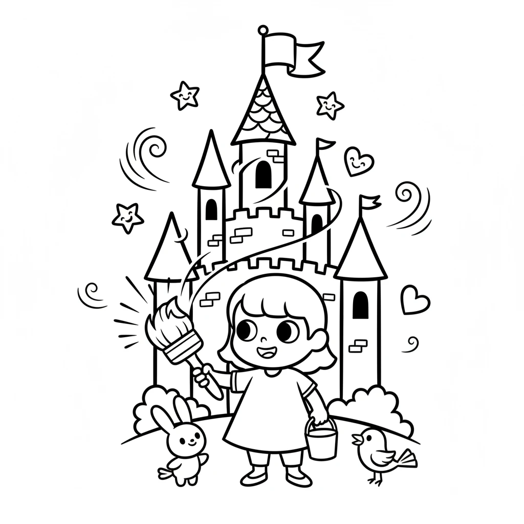 disney coloring pages - 涂色本