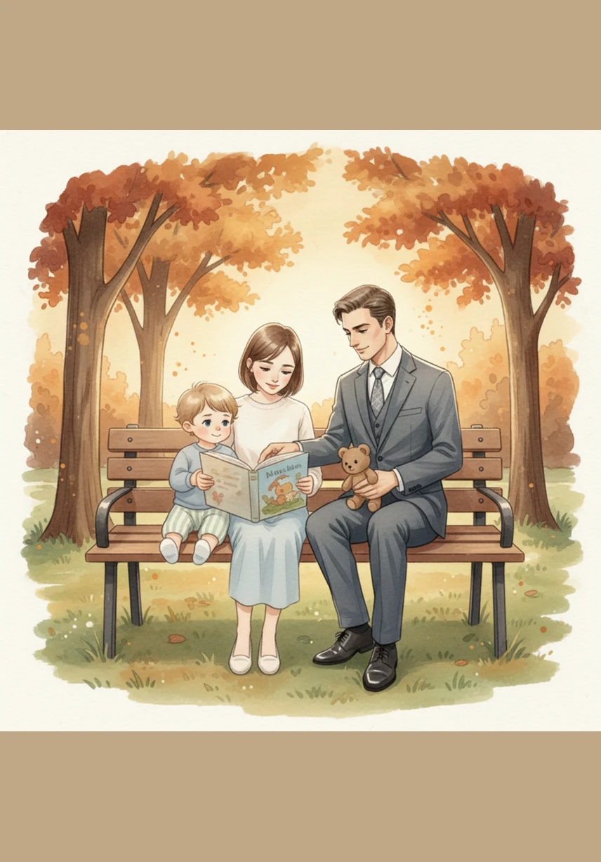 As the day winds down, Jane sits on a park bench, watching the family celebrate around him. While he appreciates the love and the home, a flicker of his old self remains, feeling a bit out of place as he is pampered and treated like a helpless baby.