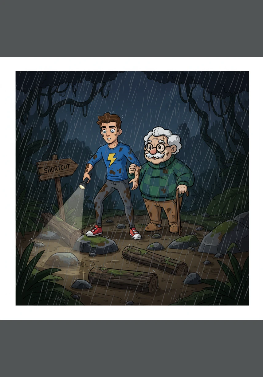 A thick, gray fog began to roll over the mud, obscuring the path ahead and swallowing the horizon. Elias slowed his pace, feeling for the edges of the dry ground with every careful stride.