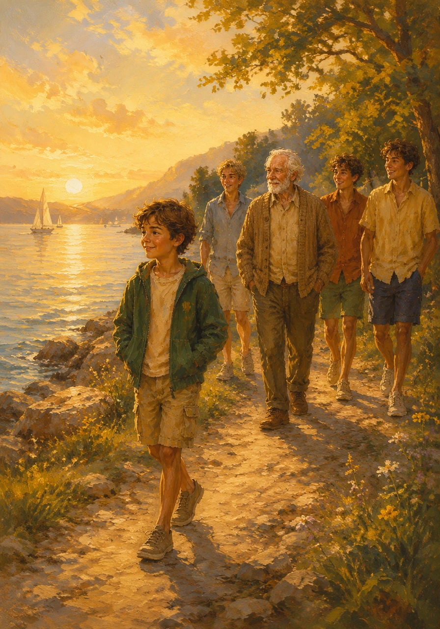 Now, the winding path by the lake is Leo’s favorite place in all of Oakville to walk, think, and dream. He realizes that the things we fear the most often hold the most beauty, if only we are brave enough to stand by the shore and say hello.
